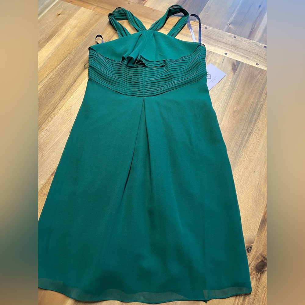 Lavender Label by Vera Wong green cocktail dress